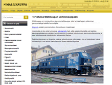 Tablet Screenshot of mallikauppa.fi